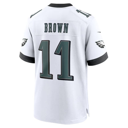 P.Eagles #11 A.J. Brown White Vapor F.U.S.E. Limited Jersey Stitched American Football Jerseys