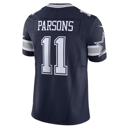 D.Cowboys #11 Micah Parsons Navy Vapor F.U.S.E. Limited Jersey American Football Jersey