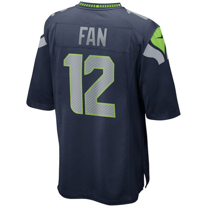 S.Seahawks #12 12th Fan College Navy Vapor F.U.S.E. Limited Jersey Stitched American Football Jerseys
