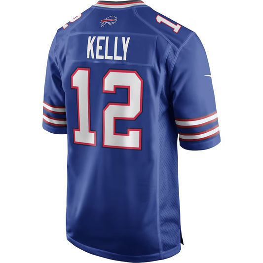 B.Bills #12 Jim Kelly Royal Vapor F.U.S.E. Limited Jersey American Football Jerseys
