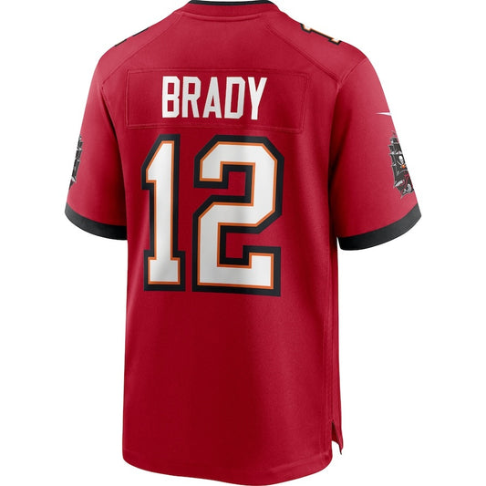 TB.Buccaneers #12 Tom Brady Red Vapor F.U.S.E. Limited Jersey Stitched American Football Jerseys