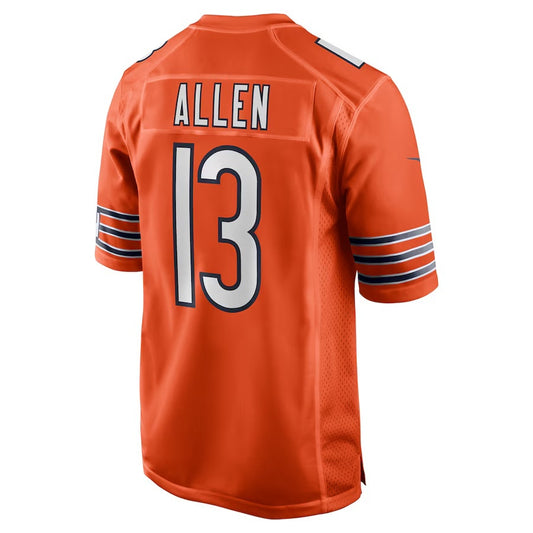 C.Bears #13 Keenan Allen Orange Vapor F.U.S.E. Limited Jersey Stitched American Football Jerseys