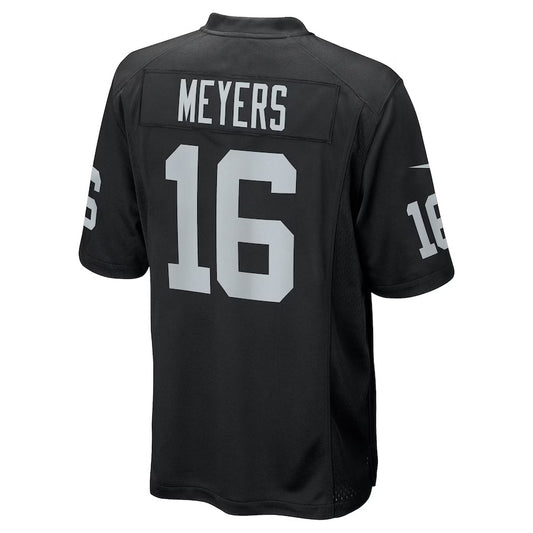 LV.Raiders #16 Jakobi Meyers Black Vapor F.U.S.E. Limited Jersey Stitched American Football Jerseys