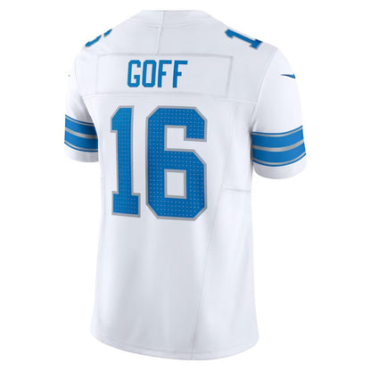 D.Lions #16 Jared Goff White Vapor F.U.S.E. Limited Jersey Stitched American Football Jerseys