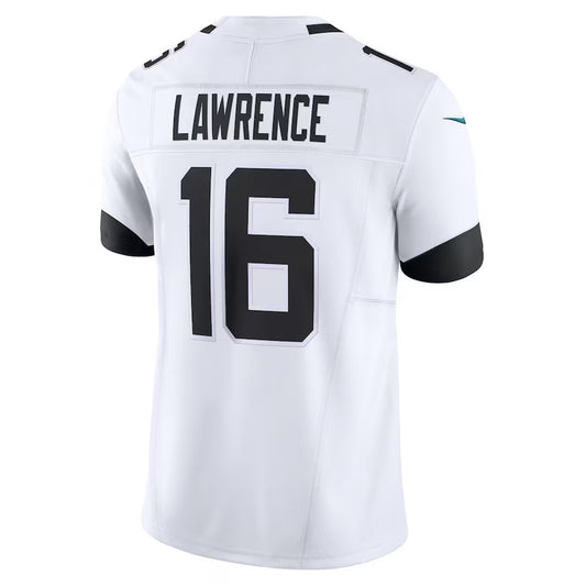 J.Jaguars #16 Trevor Lawrence White Vapor F.U.S.E. Limited Jersey Stitched American Football Jerseys