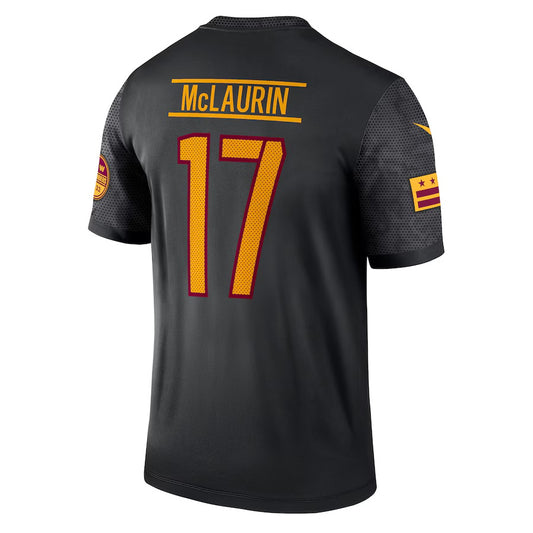 W.Commanders #17 Terry McLaurin Black Vapor F.U.S.E. Limited Jersey Stitched American Football Jerseys