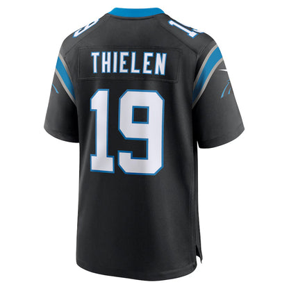 C.Panthers #19 Adam Thielen Black Vapor F.U.S.E. Limited Jersey Stitched American Football Jerseys
