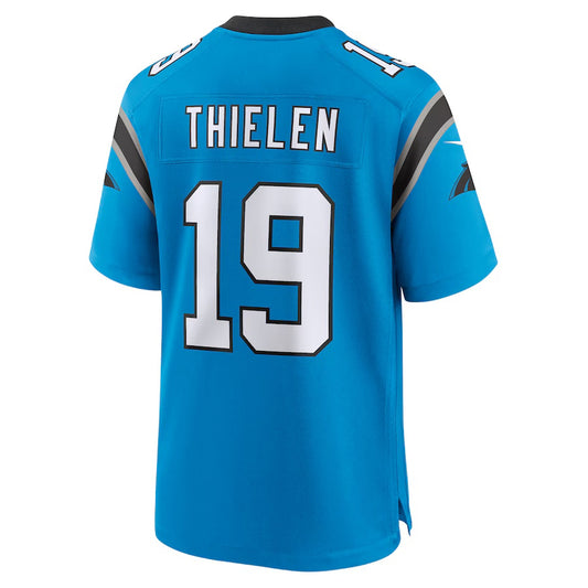C.Panthers #19 Adam Thielen Blue Vapor F.U.S.E. Limited Jersey Stitched American Football Jerseys