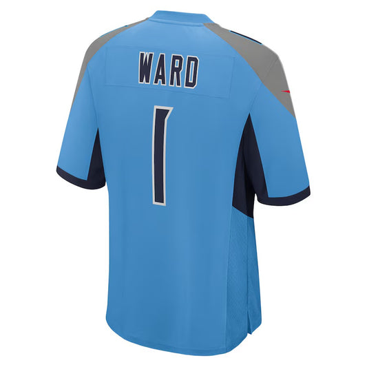 T.Titans #1 Cameron Ward Light Blue Vapor F.U.S.E. Limited Jersey Stitched American Football Jerseys