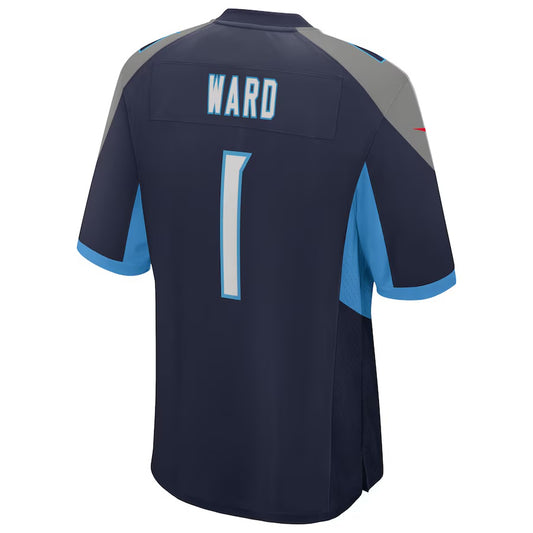 T.Titans #1 Cameron Ward Navy Vapor F.U.S.E. Limited Jersey Stitched American Football Jerseys