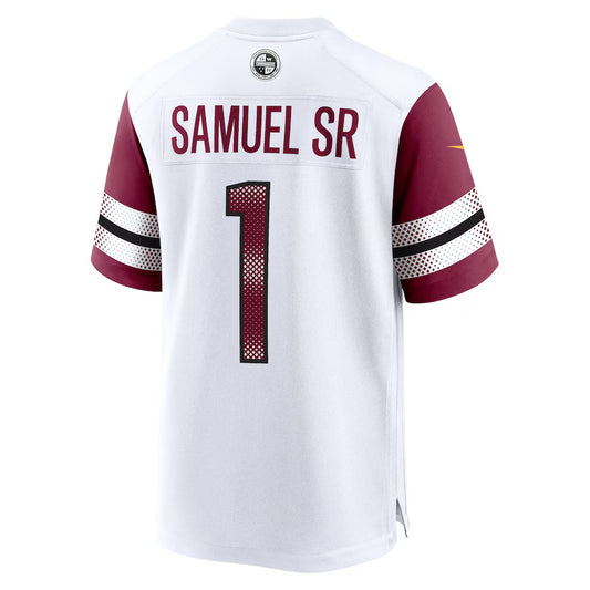 W.Commanders #1 Deebo Samuel Sr White Vapor F.U.S.E. Limited Jersey Stitched American Football Jerseys