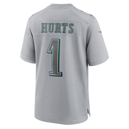 P.Eagles #1 Jalen Hurts Gray Vapor F.U.S.E. Limited Jersey Stitched American Football Jerseys