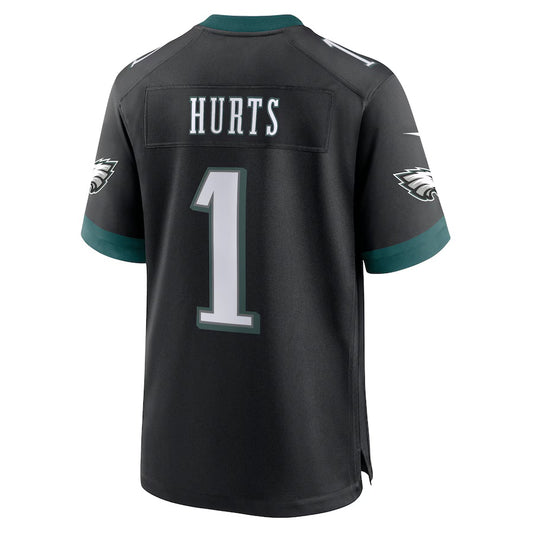 P.Eagles #1 Jalen Hurts Black Vapor F.U.S.E. Limited Jersey Stitched American Football Jerseys