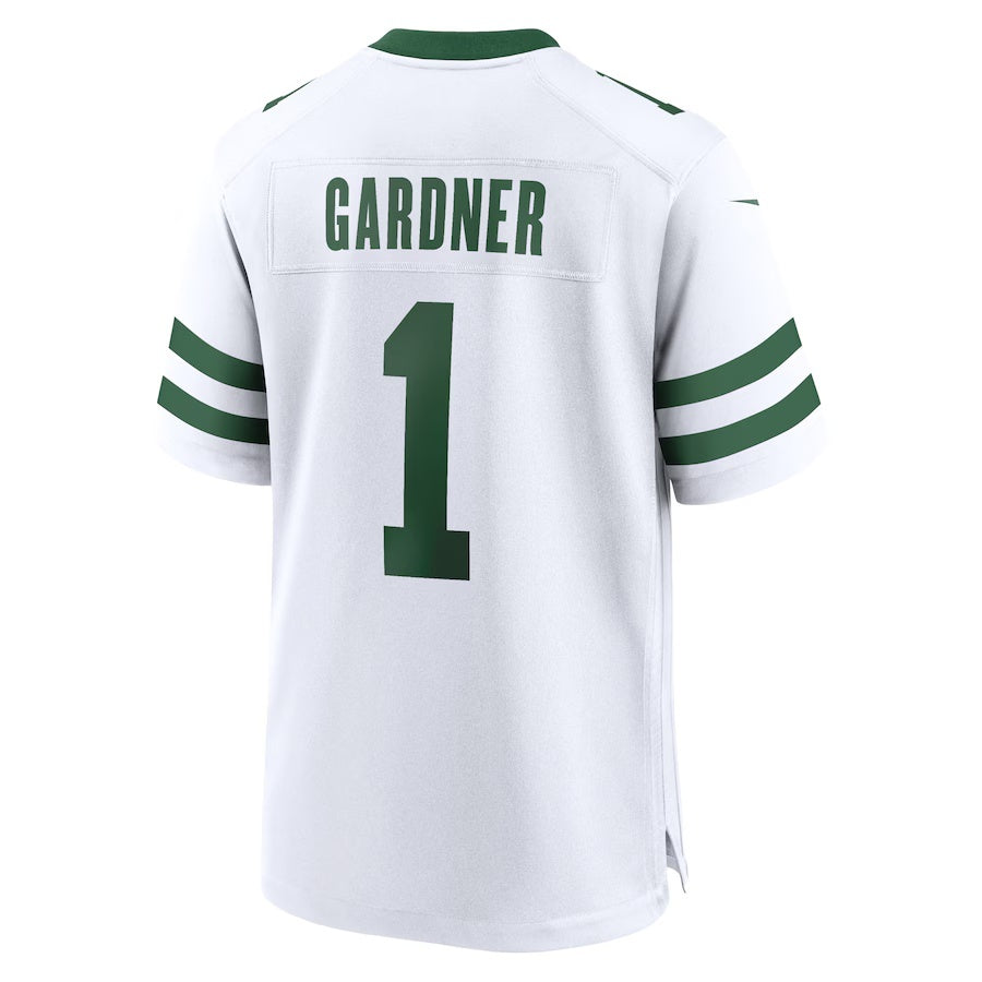 NY.Jets #1 Ahmad Sauce Gardner White Vapor F.U.S.E. Limited Jersey Stitched American Football Jerseys