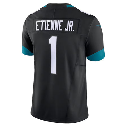 J.Jaguars #1 Travis Etienne Jr. Black Vapor F.U.S.E. Limited Jersey Stitched American Football Jerseys