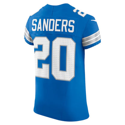 D.Lions #20 Barry Sanders Blue Vapor F.U.S.E. Limited Jersey Stitched American Football Jerseys