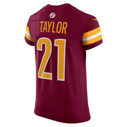 W.Commanders #21 Sean Taylor Burgundy Vapor F.U.S.E. Limited Jersey Stitched American Football Jerseys