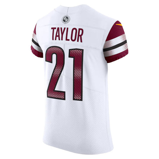 W.Commanders #21 Sean Taylor White Vapor F.U.S.E. Limited Jersey Stitched American Football Jerseys