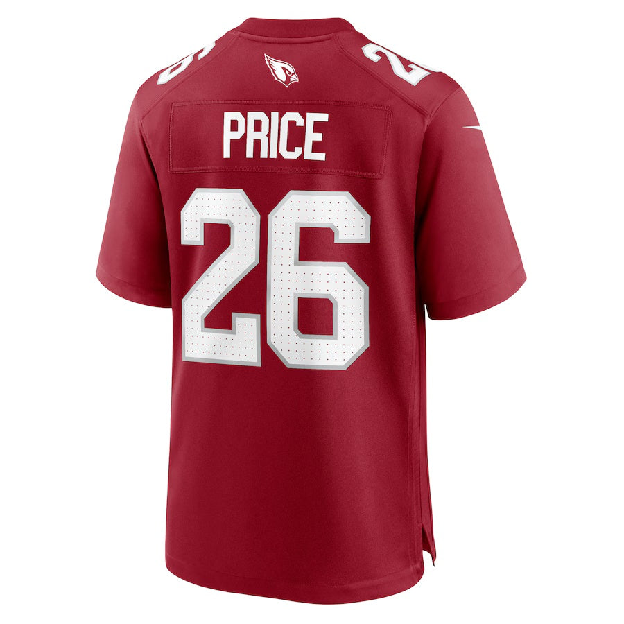 A.Cardinals #26 Bobby Price Cardinal Vapor F.U.S.E. Limited Jersey Stitched American Football Jerseys