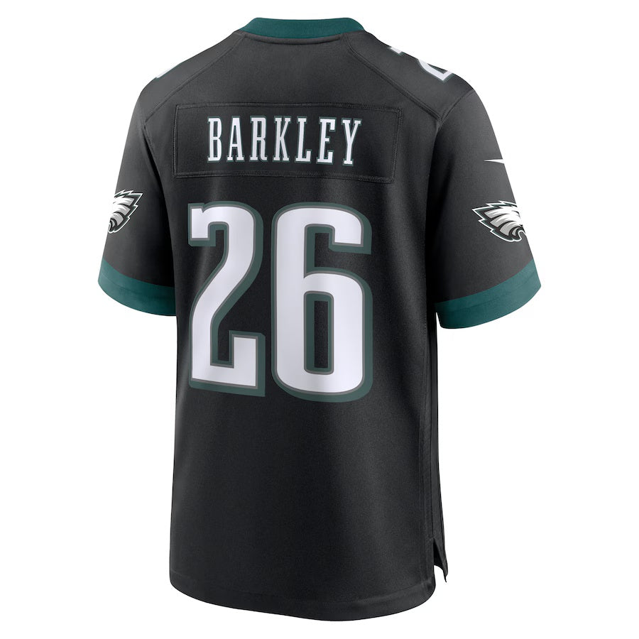 P.Eagles #26 Saquon Barkley Black Vapor F.U.S.E. Limited Jersey Stitched American Football Jerseys