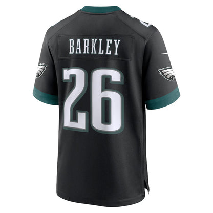 P.Eagles #26 Saquon Barkley Black Vapor F.U.S.E. Limited Jersey Stitched American Football Jerseys