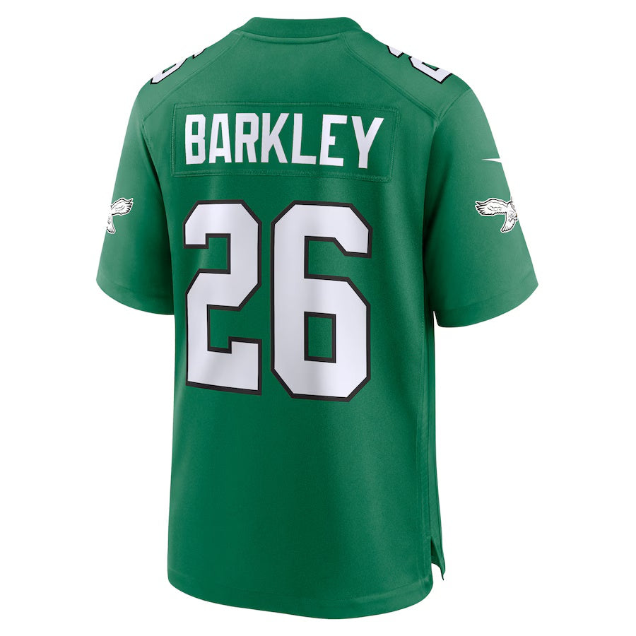 P.Eagles #26 Saquon Barkley Kelly Green Vapor F.U.S.E. Limited Jersey Stitched American Football Jerseys