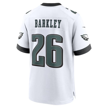 P.Eagles #26 Saquon Barkley White Vapor F.U.S.E. Limited Jersey Stitched American Football Jerseys