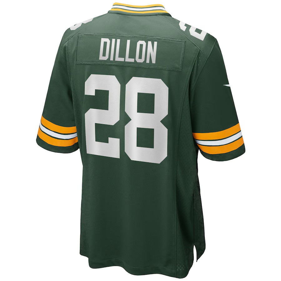 GB.Packers #28 AJ Dillon  Green Vapor F.U.S.E. Limited Jersey Stitched American Football Jerseys