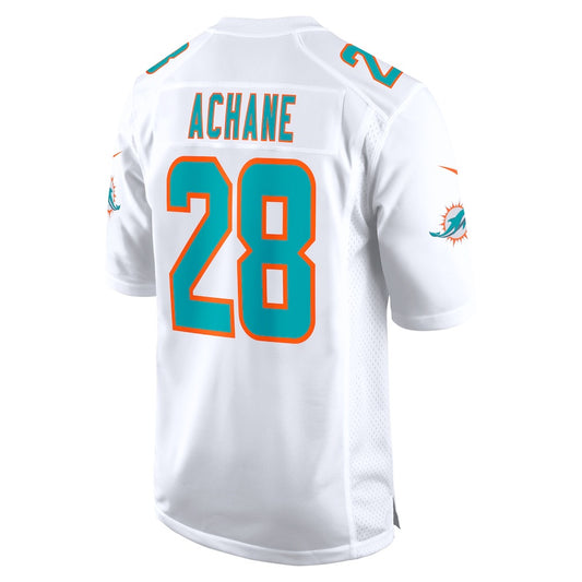M.Dolphins #28 Devon Achane White Vapor F.U.S.E. Limited Jersey Stitched American Football Jerseys