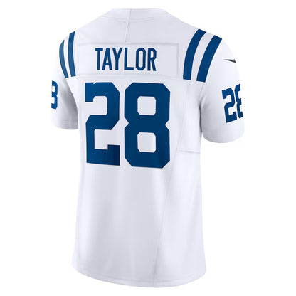 IN.Colts #28 Jonathan Taylor White Vapor F.U.S.E. Limited Jersey Stitched American Football Jerseys