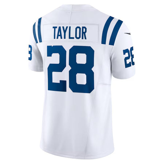 IN.Colts #28 Jonathan Taylor White Vapor F.U.S.E. Limited Jersey Stitched American Football Jerseys
