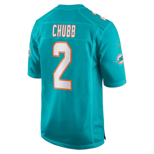 M.Dolphins #2 Bradley Chubb Aqua Vapor F.U.S.E. Limited Jersey Stitched American Football Jerseys