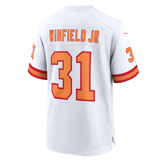 TB.Buccaneers #31 Antoine Winfield Jr. White Vapor F.U.S.E. Limited Jersey Stitched American Football Jerseys