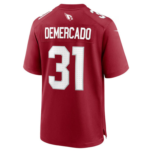 A.Cardinals #31 Emari Demercado Cardinal Vapor F.U.S.E. Limited Jersey Stitched American Football Jerseys
