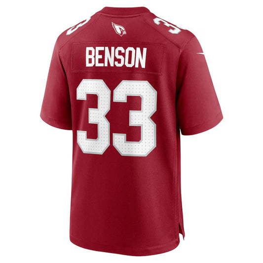 A.Cardinals #33 Trey Benson Cardinal Vapor F.U.S.E. Limited Jersey Stitched American Football Jerseys