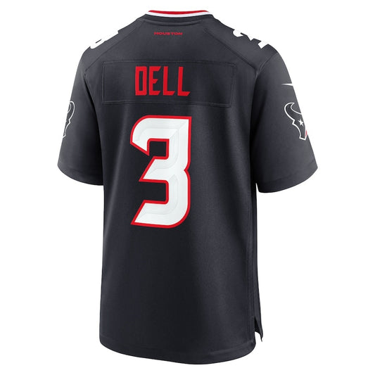 H.Texans #3 Tank Dell Navy Vapor F.U.S.E. Limited Jersey Stitched American Football Jerseys
