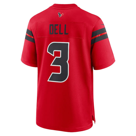 H.Texans #3 Tank Dell Red Vapor F.U.S.E. Limited Jersey Stitched American Football Jerseys