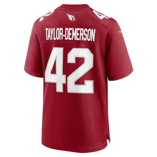 A.Cardinals #42  Dadrion Taylor-Demerson Cardinal Vapor F.U.S.E. Limited Jersey Stitched American Football Jerseys
