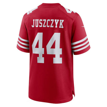 SF.49ers #44 Kyle Juszczyk Scarlet Vapor F.U.S.E. Limited Jersey Stitched American Football Jersey