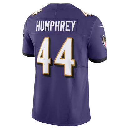 B.Ravens #44 Marlon Humphrey Purple Vapor F.U.S.E. Limited Jersey Stitched American Football Jerseys