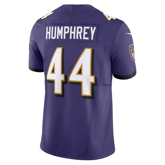 B.Ravens #44 Marlon Humphrey Purple Vapor F.U.S.E. Limited Jersey Stitched American Football Jerseys