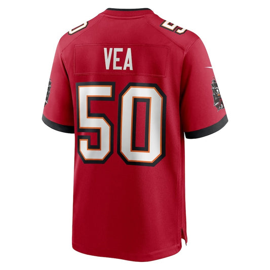 TB.Buccaneers #50 Vita Vea Red Vapor F.U.S.E. Limited Jersey Stitched American Football Jerseys