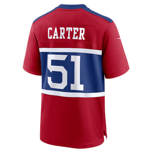 NY.Giants #51 Abdul Carter Red Vapor F.U.S.E. Limited Jersey Stitched American Football Jerseys