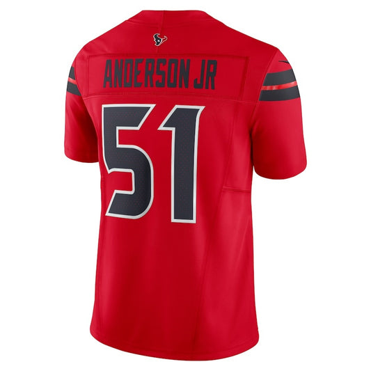 H.Texans #51 Will Anderson Jr. Red Vapor F.U.S.E. Limited Jersey Stitched American Football Jerseys