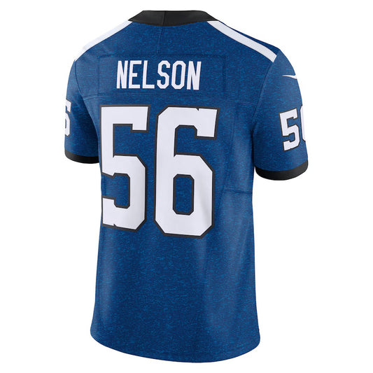 IN.Colts #56 Quenton Nelson Blue Vapor F.U.S.E. Limited Jersey Stitched American Football Jerseys