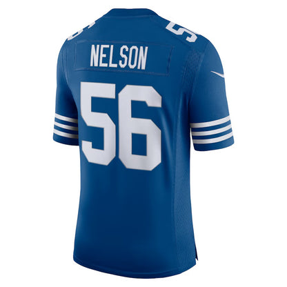 IN.Colts #56 Quenton Nelson Royal Vapor F.U.S.E. Limited Jersey Stitched American Football Jerseys