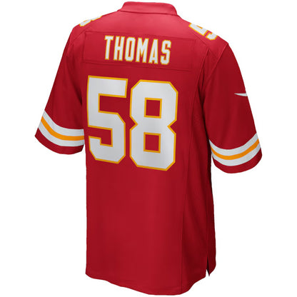 KC.Chiefs #58 Derrick Thomas Red Vapor F.U.S.E. Limited Jersey Stitched American Football Jerseys