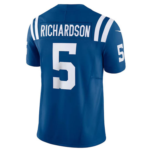 IN.Colts #5 Anthony Richardson Royal Vapor F.U.S.E. Limited Jersey Stitched American Football Jerseys