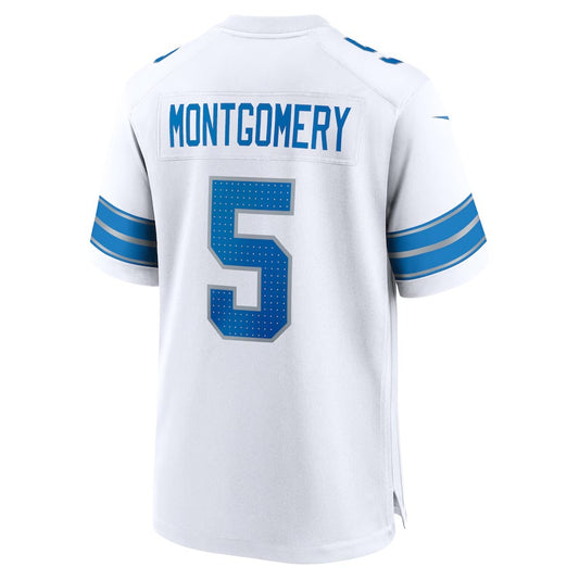 D.Lions #5 David Montgomery White Vapor F.U.S.E. Limited Jersey Stitched American Football Jerseys