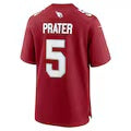 A.Cardinals #5 Matt Prater Cardinal Vapor Limited Jersey Stitched American Football Jerseys